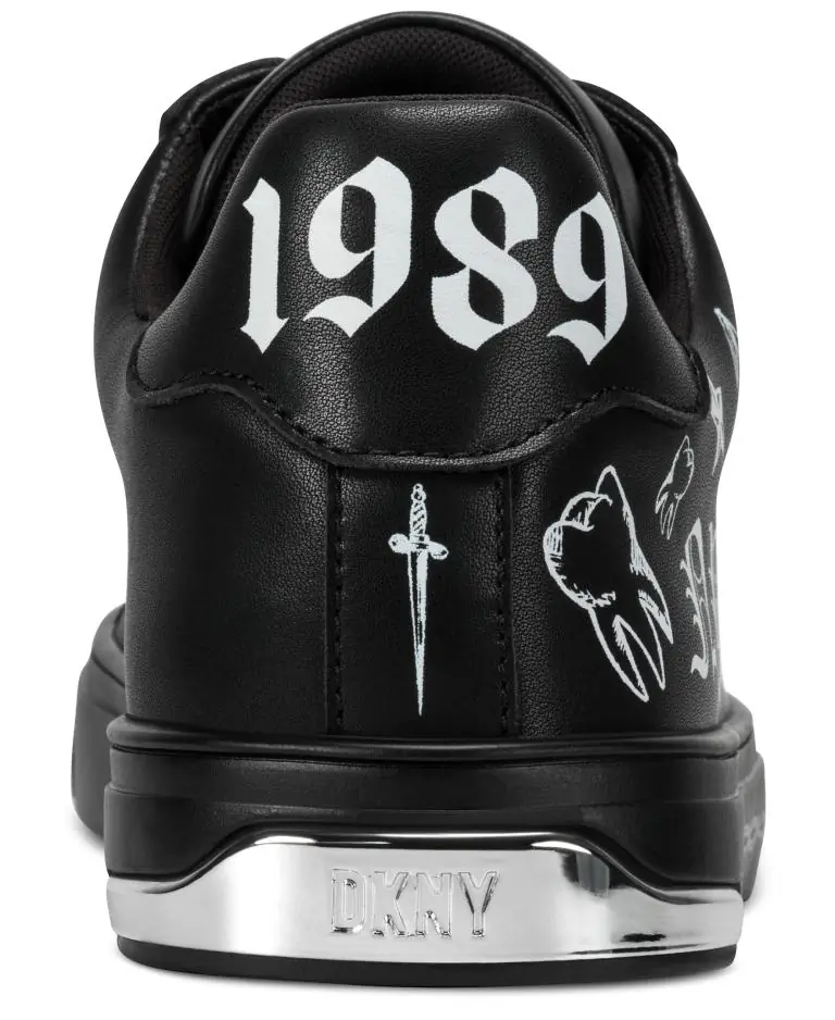 ABENI TATTOO-LACE-K1625442-BLACK WHITE-BACK VIEW