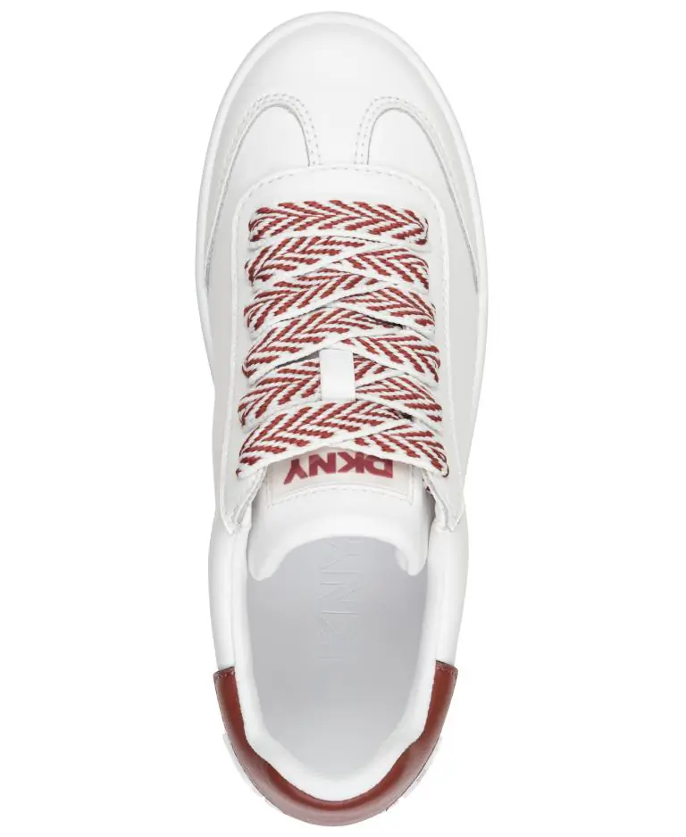 MANAE-LACE UP SNEA-K1623240-WHITE BRICK-TOP DOWN VIEW