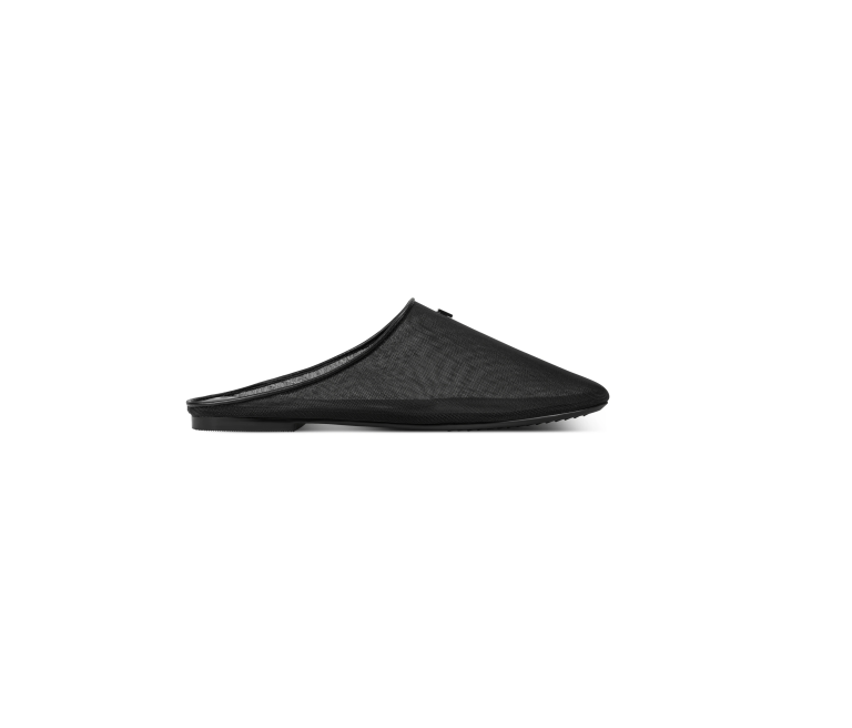 DELMAR MULE-FLAT M-K2677007-BLACK-SIDE VIEW