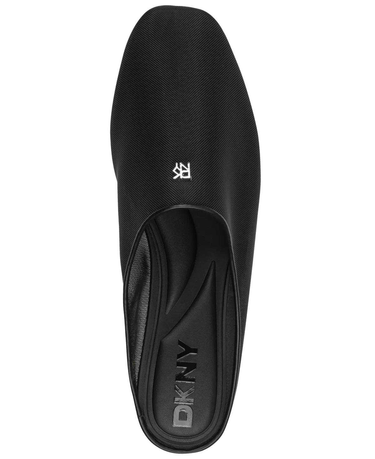 DELMAR MULE-FLAT M-K2677007-BLACK-TOP DOWN VIEW