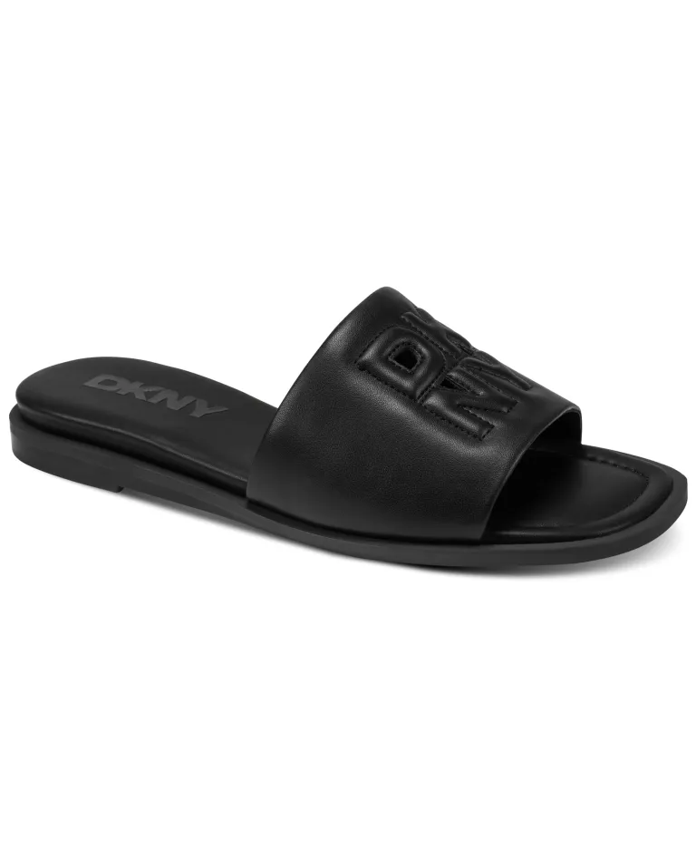 CHICAGO-FLAT SLIDE-K2646405-BLACK-3／4 PROFILE VIEW