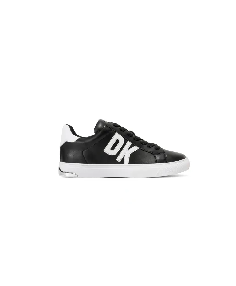 ABENI-LACE UP SNEA-K3566320-BLACK WHITE-SIDE VIEW