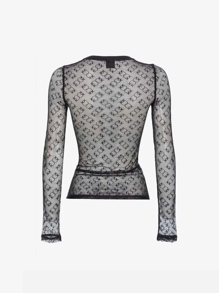 0sIrkuWdCtfaQpfA103711A21J-Z99---pinko---maglia-a-maniche-lunghe-in-pizzo-trasparente-monogram---nero-2